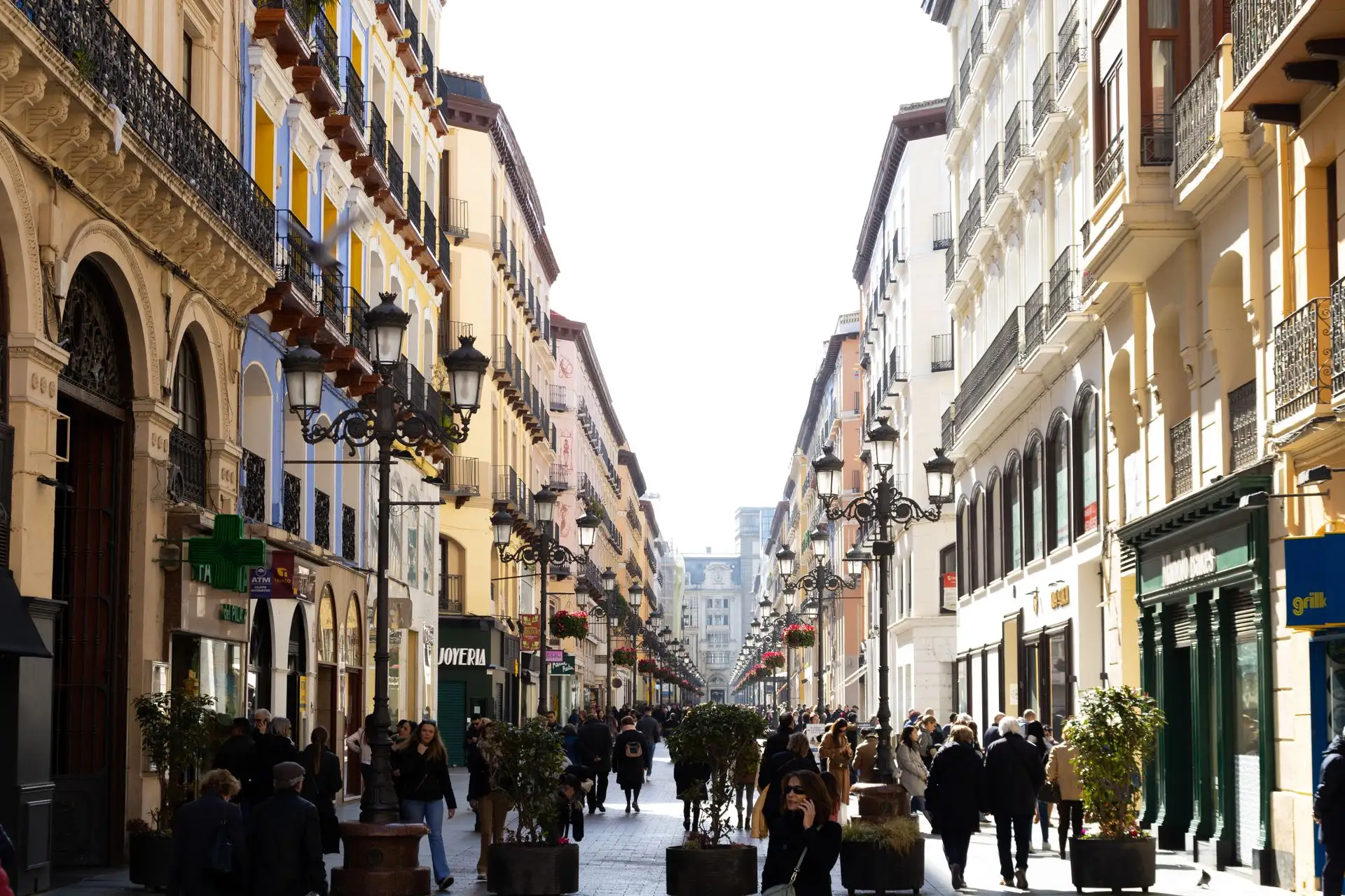 Calle histórica de Zaragoza